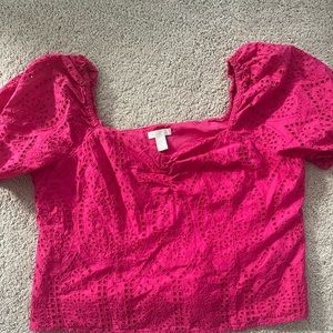 Pink H&M top
